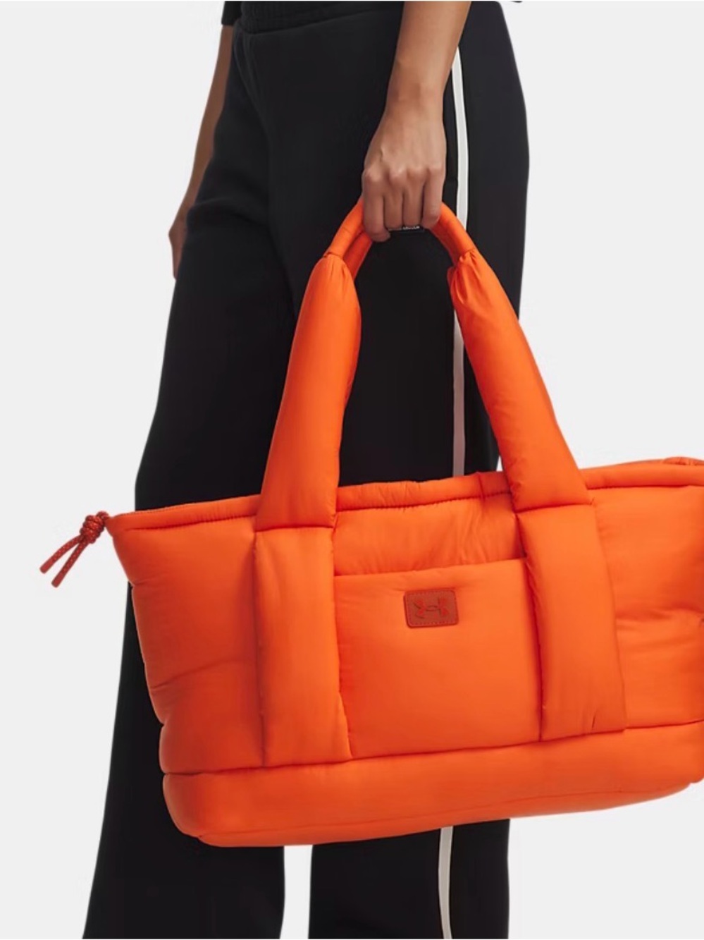 Under Armour Quilted Tote in Bright Orange
